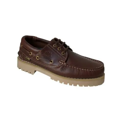 Náutico para Hombre Urban Jungles Modelo 3000 Rojizo con Suela Caramelo Fabrticado en España - 1