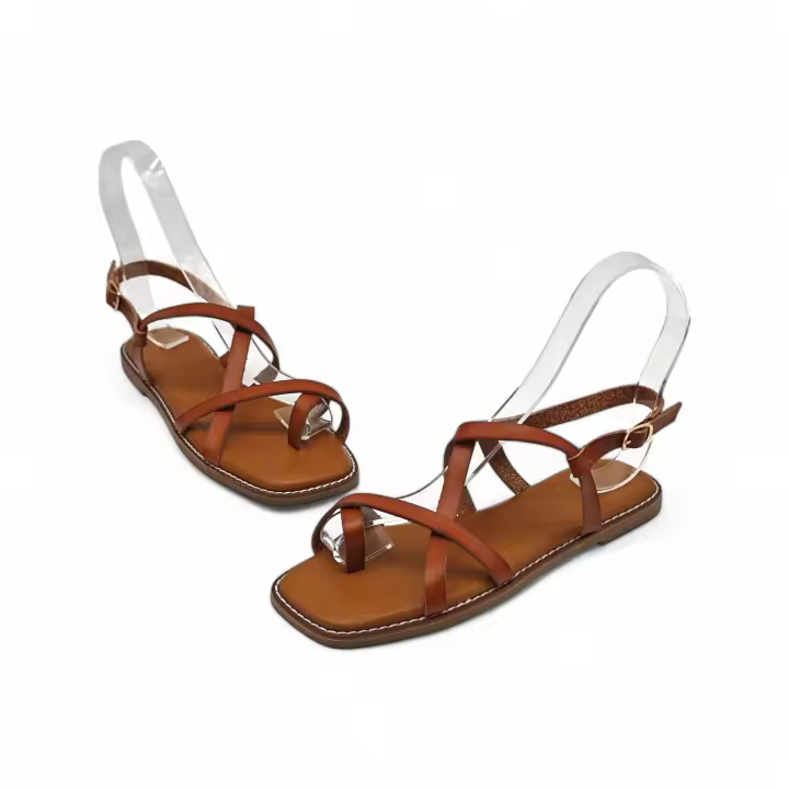 Calzados soraia, sandalias plana para mujer uso casual, ideal para un look de verano, Entrega 24/72h a Elegante De moda Bohemio Vacación De moda Guay Elegant Fashionable Rhinestone Bohemian - 1