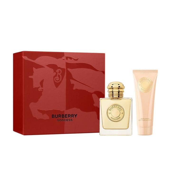 Burberry - Goddess Eau de Parfum Set Regalo mujer 50 Ml. + Loción Corporal 75 Ml. | Estuche regalo para mujer. Trío de… — oferta en Miravia