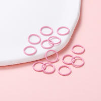 50pcs Anillos De Salto De Metal En Colores Para La Creación De Joyas Y Bolsas De Llaveros 8/10/12mm Conector DIY - details 7