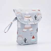 Bolsa De Pañales Impermeable Y Portátil Para Bebé Organizador De Almacenamiento De Pañales Para Viajes Y Exteriores Bolsa De Mano Para Silla De Paseo - details 1