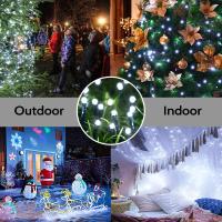 Luces De Cadena Solar Para Exterior LED Luces Navideñas Al Aire Libre Impermeables Para Jardín Y Valla Instalación Auto-Contenida Fuente De Energía Solar Protección IP65 - details 11