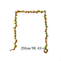 Vine De Rosas Artificiales De Seda 250CM Para Decoración De Hogar Y Jardín Centros De Mesa De Comida Decoración De Navidad Y Fiesta De Primavera Y Otoño - details 2