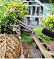 Tijeras De Podar Para Jardín De 6.5 Pulgadas Afiladas En Acero Inoxidable Con Codo Recto Para Cortar Plantas Y Artesanía - details 9