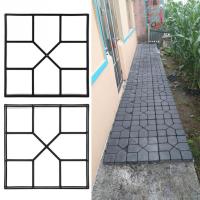 Molde Reutilizable Para Camino De Jardín DIY Molde Manual Para Paving Cemento Piedra Calzada Molde De Hormigón Camino De Cemento - details 1