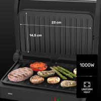 PARRILLA ELÉCTRICA TAURUS MYGRILL VINTAGE CREAM / 1000W DE POTENCIA / APERTURA 180º / TAPA BASCULANTE / COLOR CREMA - details 1