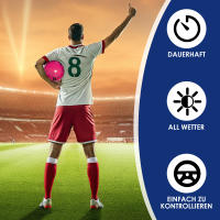 Bola De Fútbol Tradicional Tamaño 5 Para Niñas Con Amplia Gama De Aplicaciones Elasticidad Rubérica Bola De Fútbol PVC Inflable - details 4