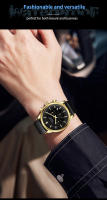 Reloj De Pulsera Masculino Negro 2024 Moda Multifuncional Con Dial De Timing Movimiento De Cuarzo Simulado Reloj Casual Plata Resistente Al Agua Y Shock - details 2