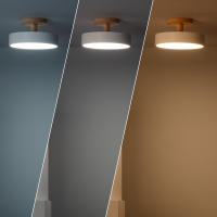 Ledkia Lámpara de Techo LED 12W Madera y Metal CCT Seleccionable Whisty - details 2