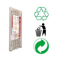 Zapatero de madera multifuncional de doble capa ecológico, adecuado para pasillos de entrada. - details 2