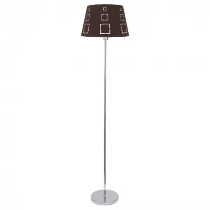 Lámpara de Pie FABRILAMP Celaya 1xe27 Marrón - Elegante Diseño - 1