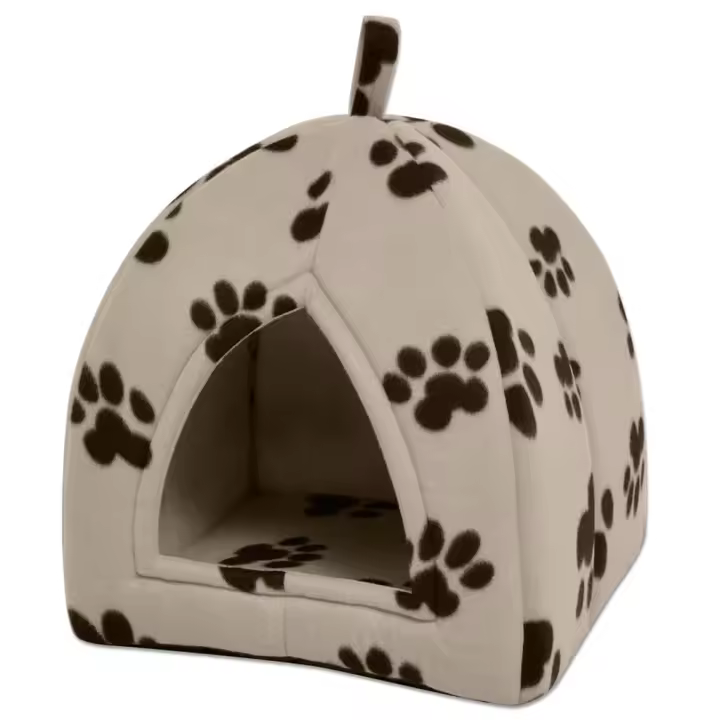vidaXL Cama Modelo Cubo de Forro Polar para Gatos con Cojin Tamaño L Color Beige,  Negro, y mas - 1