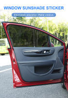 SEAMETAL 2Pcs Película De Sombrilla Para Ventanas Lateral De Coche Protección Solar Verano Antigolpes UV Bloqueo De Luz Estilo Electrostático - details 0
