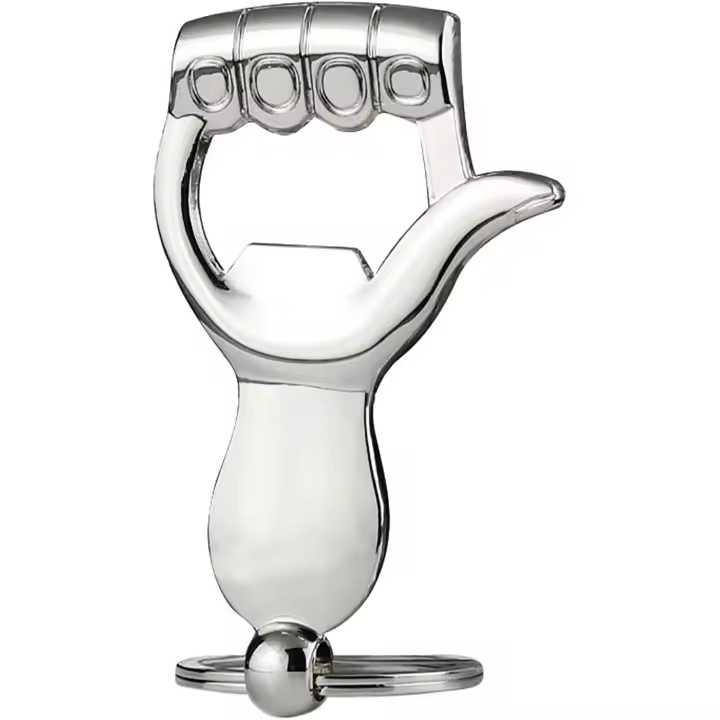 Abridor llavero en forma de aleación, cerveza, refrescos, abridores de botellas de bebidas, restaurantes, regalos divertidos, ayuda de cocina, batidora de mano - 1