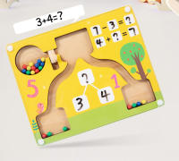 Juego De Matemáticas Magnéticas Montessori Para Niños Juguetes Educativos De Madera Para La Identificación De Colores Y Conteo En Preescolar - details 5