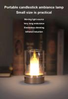 Vela LED Recargable Con Sensor De Movimiento Luz Nocturna Small Flameless Candelabra Para Decoración Del Hogar Lámpara De Ambiente - details 2