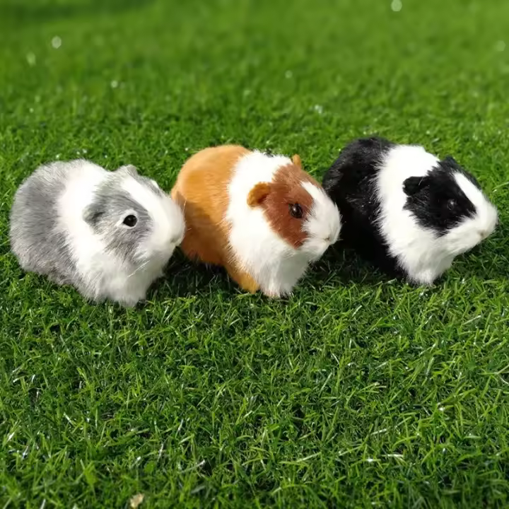 Muñeco De Peluche De Conejo De Felpa Simulación Para Niños Regalo De Cumpleaños Juguete De Animal Suave Figura De Muñeco De Hamster - 1
