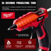Pistola De Pegamento Inalámbrica Milwaukee Herramientas Para Artesanías DIY Reparación Con Palitos De Pega Portátil Para Batería 18V Milwaukee - details 1