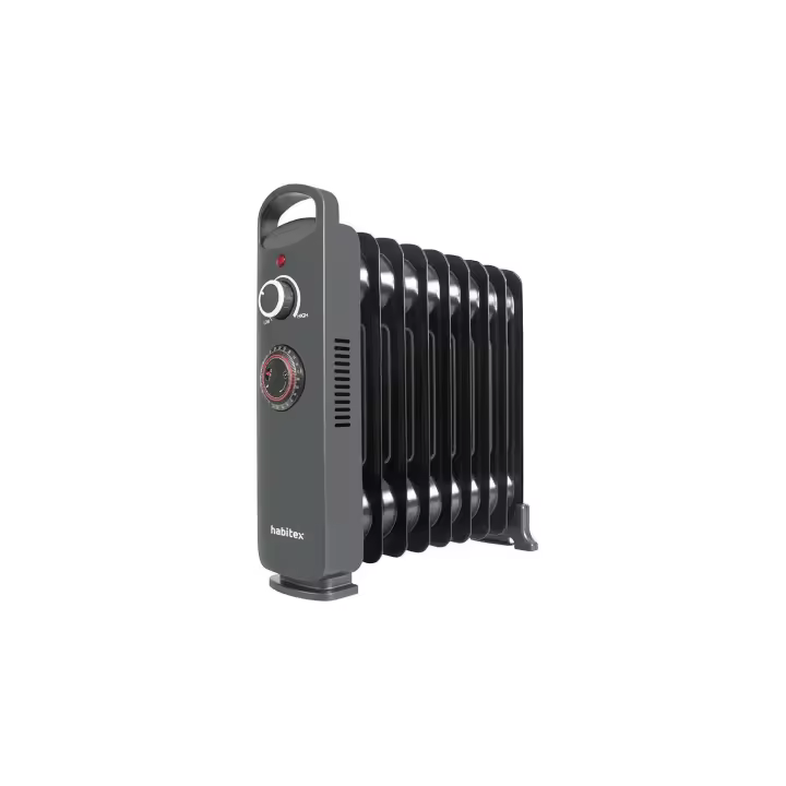 MINI RADIADOR DE ACEITE HABITEX SERIE E NEGRO 9 ELEMENTOS HABITEX_2018 DE SUINPLAS DECORACIONES - 1