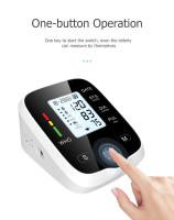 Basic Tensiómetro de Brazo digital, medición precisa de la presión arterial y el pulso,Tensiómetro de brazo digital con control de ajuste del manguito,  22-32 cm, 2X99 memoria Adecuado para uso doméstico: Type-C Charging o batería enchufable(Blanco) - details 4