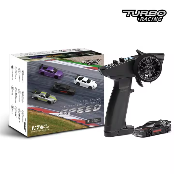 Coche De Carreras RC a Escala 1:76 Turbo Racing C71 C72 C73 C74 C75 Juguete De Simulación Miniatura Para Adultos Y Niños Control Remoto Incluido - 1