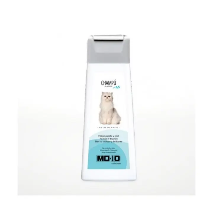 Champú para Gatos Pelo Blanco 300 ml - Intensifica el Blanco Natural - Sin Decoloración. MD-10 - 1