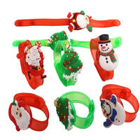 24pcs Pulsera LED Iluminada De Santa Claus Y Payaso Árbol Ajustable Juguete Para Niños Niñas Navidad Decoración Boda Festival - details 2