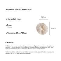 Gruesas Horquillas De Yarn Para Mujer Estilo Coreano Gentle Mori Dulce Con Encaje Multi-capa Alta Elasticidad Accesorios Para El Cabello - details 0