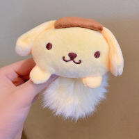 Kawaii Sanrio Peluche Scrunchie Anime Melodía Kuromi Cinnamoroll Lazo De Cabello Accesorio Para Niñas Bandas Elásticas De Cabello Headdress - details 4