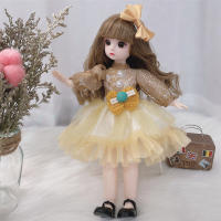 Muñeca Bjd De 30cm Con 12 Articulaciones Móviles Ojos Marrones 3D Ropa Y Zapatos Incluidos Juguetes Para Niñas Regalo Para Niños - details 0