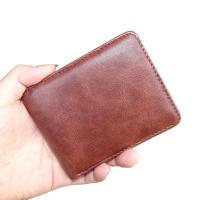 Cartera Clásica De Cuero PU Para Hombre Bifold Con Portatarjetas Y Monedero Estuche De Dinero Y Bolsillo Para Monedas - details 11