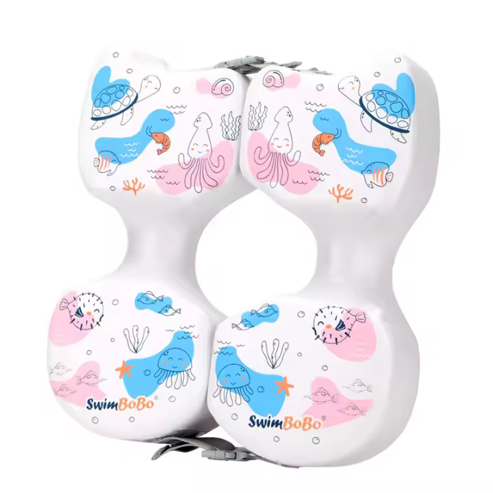 MOV Anillo de natación inflable Swimbobo para niños, flotabilidad antivuelco, antifugas, para bebés de 3 meses y niños pequeños. - 1