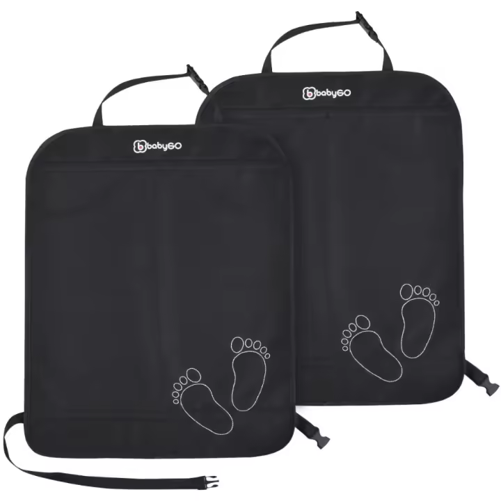 Protetor de assento babyGO Kick Mat Black - 1