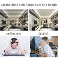 Bombilla LED E27 Protección Ocular Ahorro De Energía Para Interiores Sala De Estar Dormitorio Oficina Luz Blanca Fría 5500-7000K - details 6