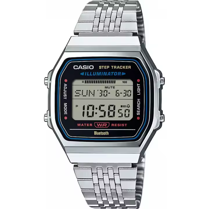 Reloj Digital Vintage Step Tracker Bluetooth CASIO - ABL-100WE-1AEF - 1
