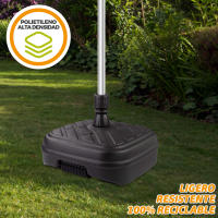 Base para sombrilla cuadrada antracita Ø33-48 mm Aktive - details 5