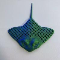 Decoración 3D De Rayo Manta En Estilo Estereoscópico Animal Oceanográfico Regalo Creativo Hecho a Mano Para Descompresión - details 6