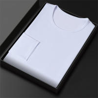 Camiseta De Algodón Para Hombre 2024 Con Cuello Redondo Y Mangas Largas Para El Verano Cómoda Y Transpirable Estilo Casual - details 3