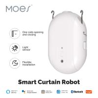 Robot De Cortina Eléctrica Inteligente MOES Tuya Con Sensor De Luz Y Control Remoto Por App Compatible Con Alexa Y Google Home - details 0