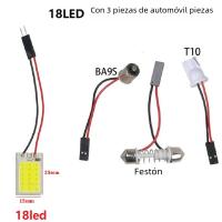 Lámpara De Lectura LED Blanca T10 BA9S Bombilla LED Para Coche Interiores Panel Luz Festoon 12V 0.4W Varios Pack Disponibles - details 6