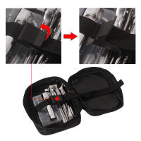 Bolsa De Herramientas Para Motocicleta Universal Off-road En Color Negro Adecuada Para Honda XR CR XL Yamaha Fender Mudguard - details 2