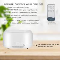 400ml Humidificador de difusión de aceite esencial de llama grande con bluetooth, Humidificador de difusión de aceite esencial aromático de llama dispersor de incienso adecuado para habitaciones grandes, oficinas y hogares - details 4