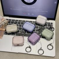 Funda Transparente De Color Sencillo Para AirPods 1 O 2 3 4 pro 2 Cubierta Protectora Para Auriculares Material De Plástico - details 0