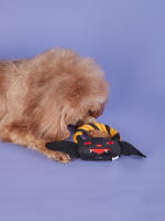 Juguetes Para Perros Pequeños Y Medianos De Halloween Calabaza Y Murciélago Juguete Chupable Duradero Y Ruidoso Para Regalos De Mascotas Fleece - details 0