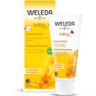 Crema Pañal Caléndula 75 Ml Weleda - Calma y Regenera la Piel Sensible - Protección Contra la Humedad - 1