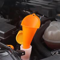 Funel De Estem Largo Para Automóvil Herramienta De Rellenado De Gasolina Y Aceite Para Motor De Motocicleta Y Taller De Automóviles Accesorios De Auto Color Orange - details 7