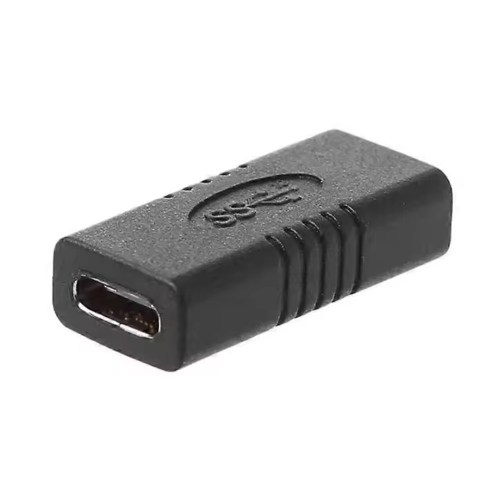Adaptador de conector de extensión USB 3.1 tipo C hembra a USB-C hembra para portátil, convertidor para tableta P - 1