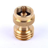 Adaptador De Tanque De Propano North American Standard Universal Para Cilindros De Gas 1 a 20 Libras Convertidor De Latón - details 2