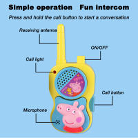 Juguetes De Peppa Pig Walkie-Talkie Simulados Figura Anime Para Niños Educación Temprana Juego De Casa Intercomunicador Juguetes Educativos Para Bebés Y Niños Pequeños - details 2