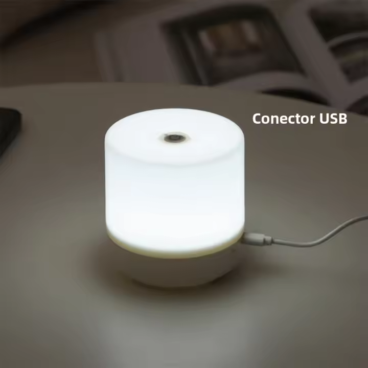 Lámpara De Noche Táctil USB Con Modos Dimming Para Niños Lámpara De Escritorio Protección Ocular Luz Pequeña Para La Cama - 1